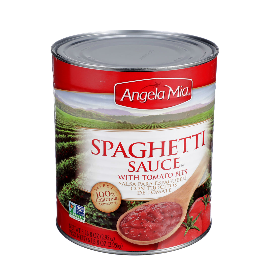 Angela Mia Sauce Spaghetti With Tomatoes-104 oz.-6/Case