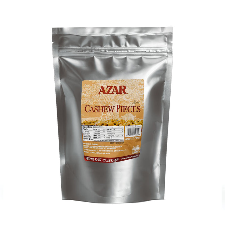 Azar Cashew Pieces Raw-2 lbs.-3/Case