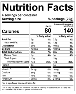 My T Fine Chocolate Pudding & Pie Filling-3.12 oz.-12/Case