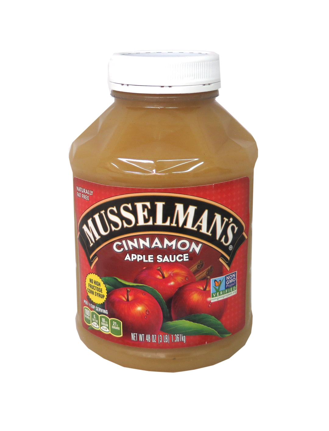 Musselman's Sweetened Cinnamon Applesauce-48 oz.-8/Case