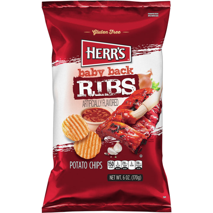 Herr Foods Inc Baby Back Rib-6 oz.-12/Case