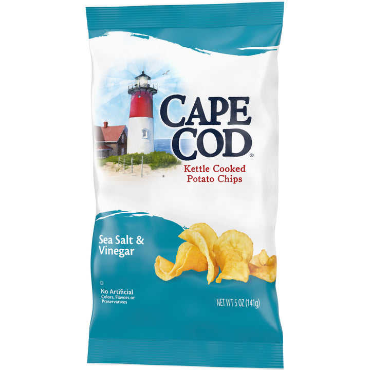 Cape Cod Chip Sea Salt & Vinegar-5 oz.-8/Case