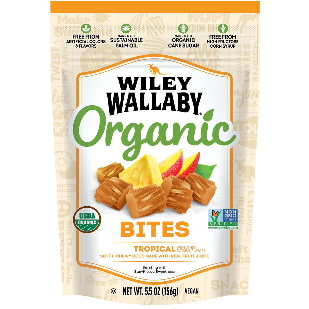 Wiley Wallaby Organic Tropical Licorice-5.5 oz.-8/Case