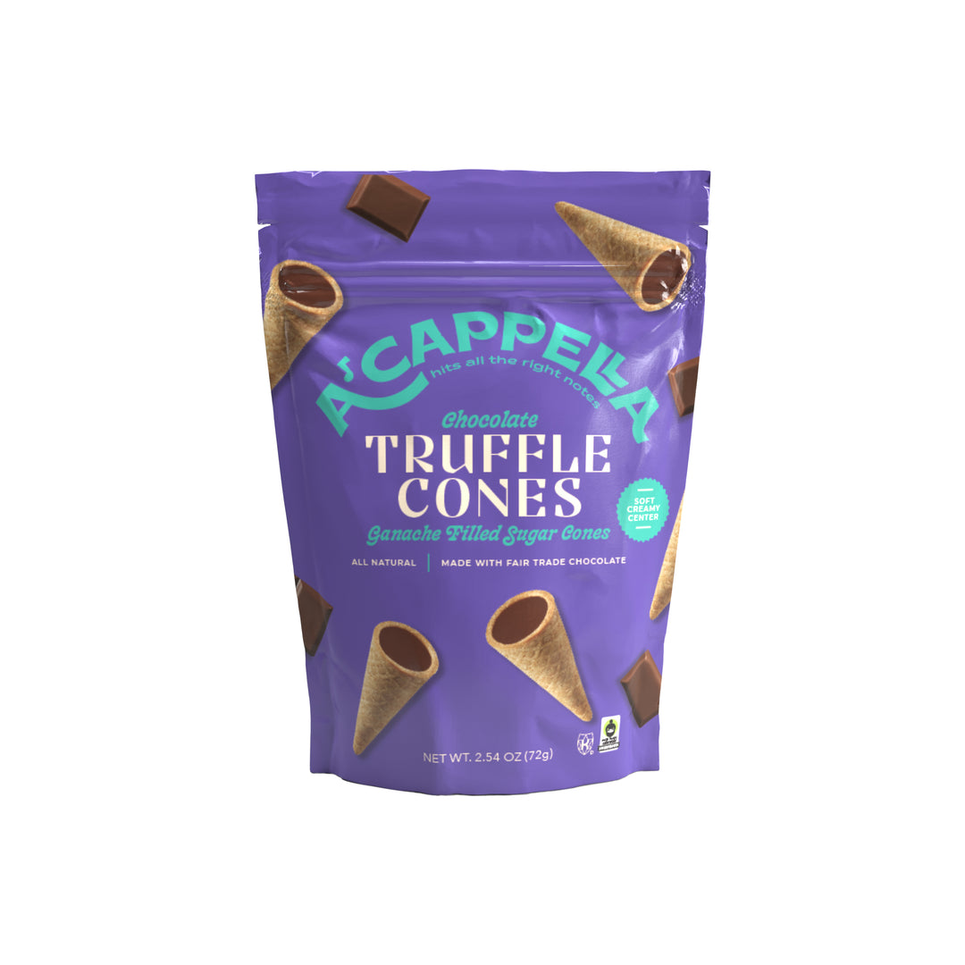 Made In Nature Acappella Chocolate Truffle Cones-2.54 oz.-6/Case