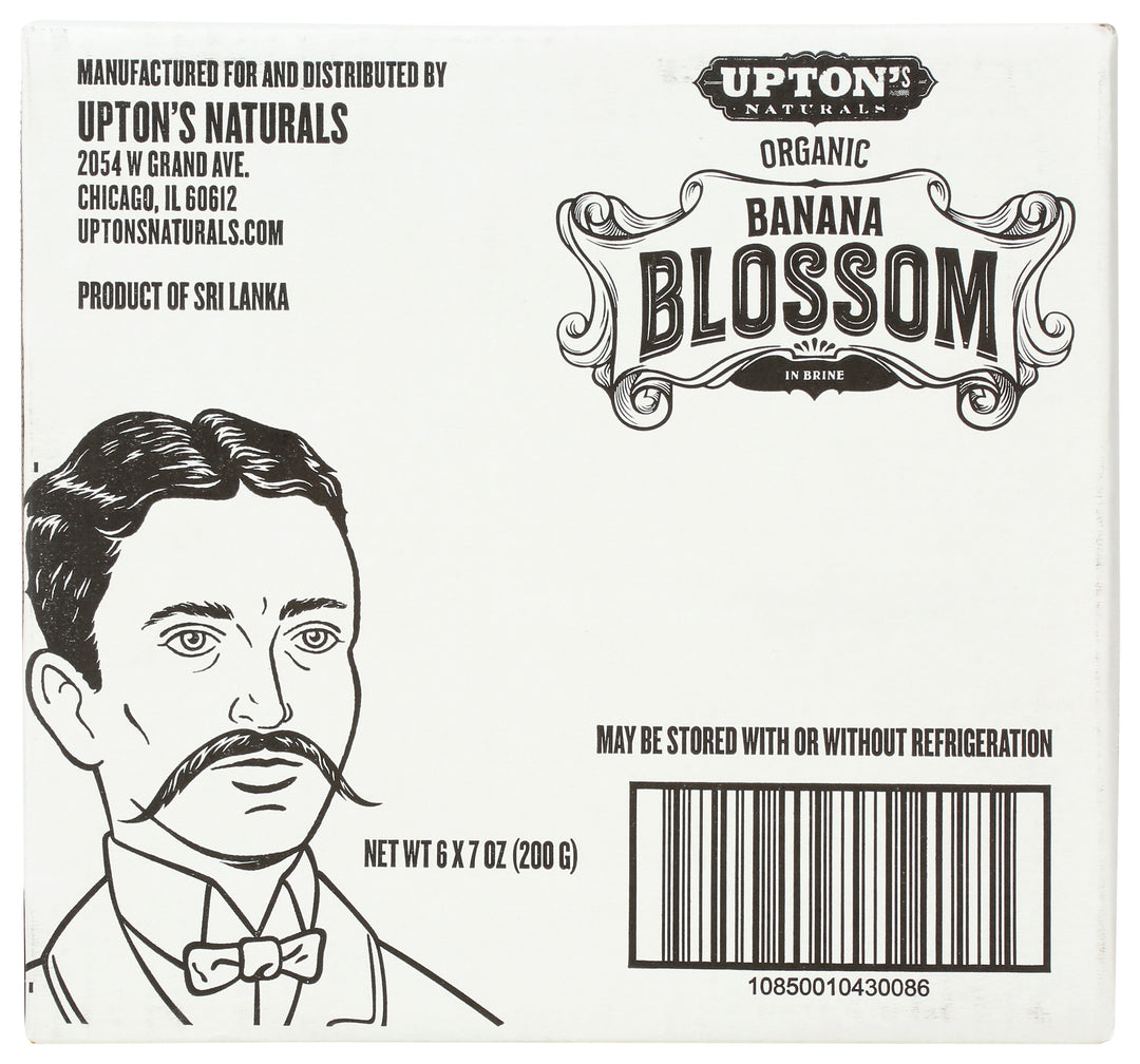Upton's Naturals Banana Blossom In Brine-7 oz.-6/Case