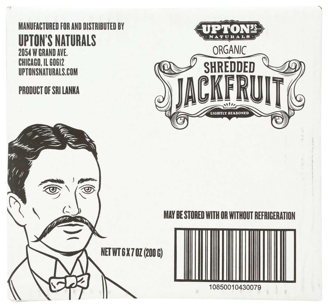 Upton's Naturals Lightly Seasoned Shredded Jackfruit-7 oz.-6/Case