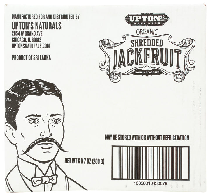 Upton's Naturals Lightly Seasoned Shredded Jackfruit-7 oz.-6/Case