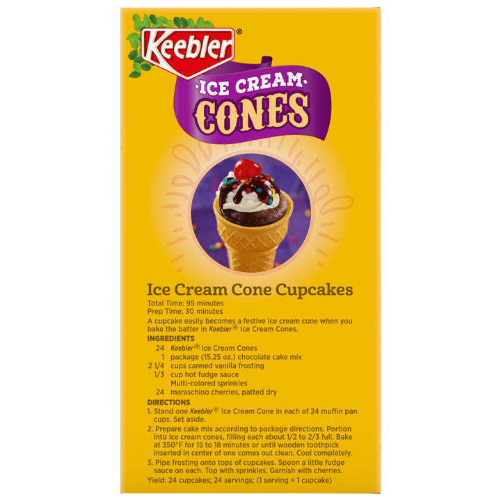 Kb-Ice Cream Cones Ice Cream Cones Box-3 oz.-6/Case