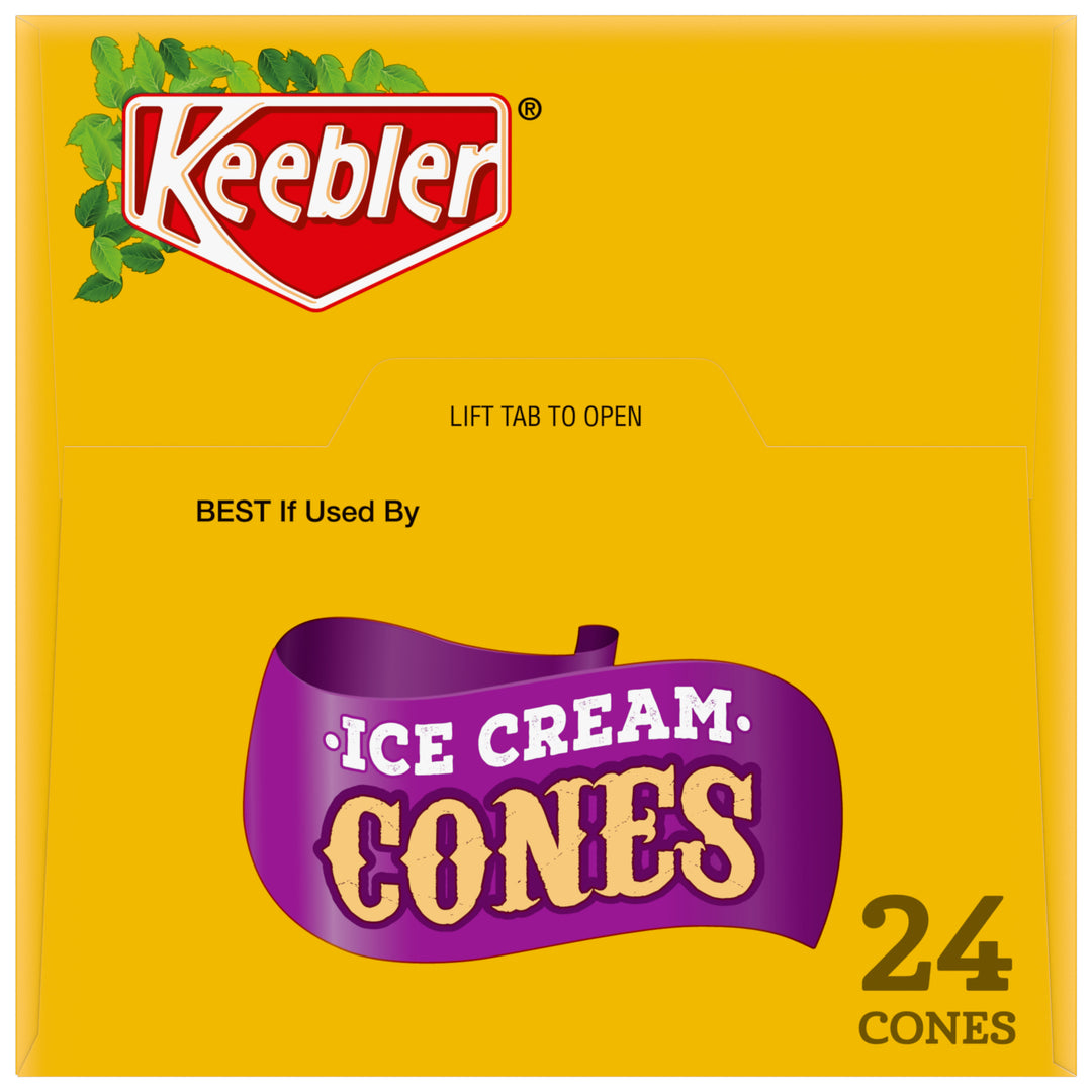 Kb-Ice Cream Cones Ice Cream Cones Box-3 oz.-6/Case