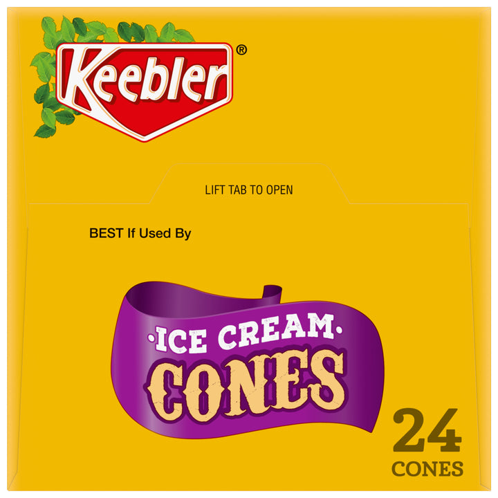 Kb-Ice Cream Cones Ice Cream Cones Box-3 oz.-6/Case