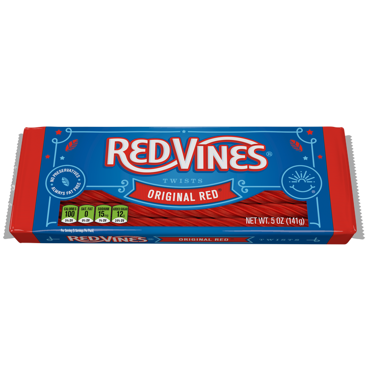 Red Vines Original Red Twists Licorice-5 oz.-48/Case