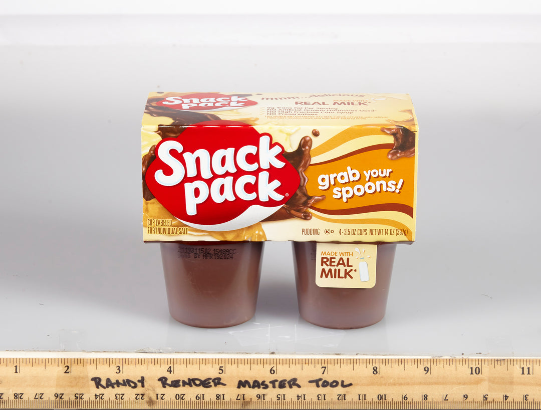 Snack Pack Chocolate Pudding-14 oz.-12/Case