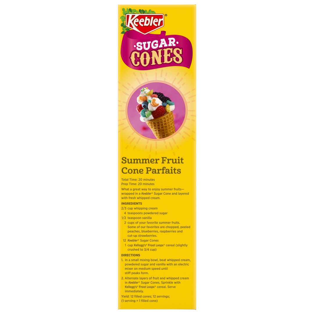 Kb-Ice Cream Cones Sugar Cones Box-4 oz.-6/Case