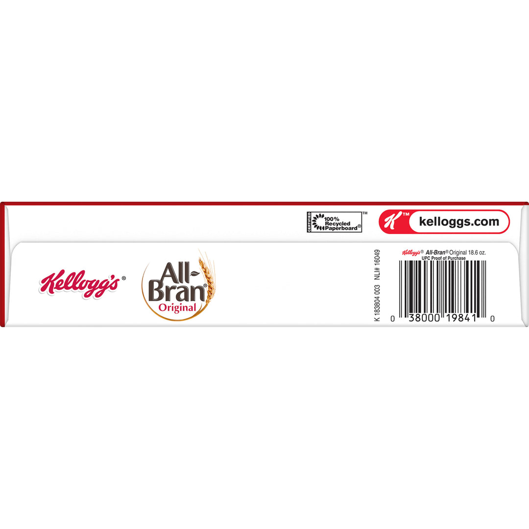 Kellogg's All Bran Original Cereal-18.6 oz.-8/Case