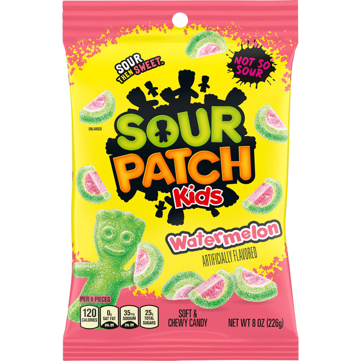 Sour Patch Kids Fat Free Soft Candy Gummy Candy-8 oz.-8/Case