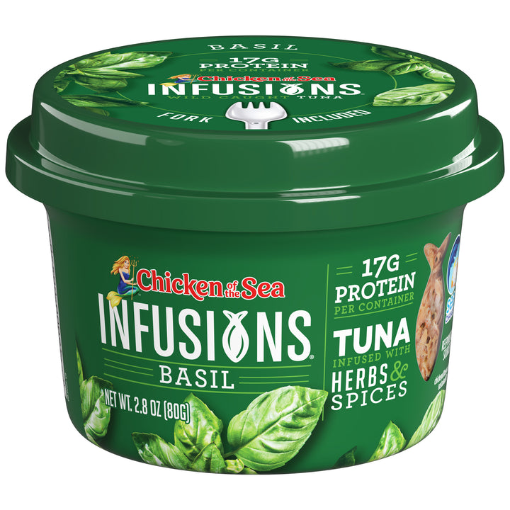 Chicken Of The Sea Infusions Basil Tuna-2.8 oz.-6/Case