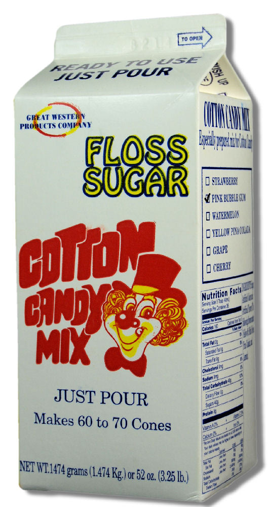 Great Western Floss Sugar Purple Grape-3.25 lbs.-6/Case