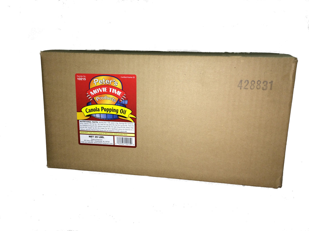 Great Western Canola Popping Oil-35 lbs.-1/Case