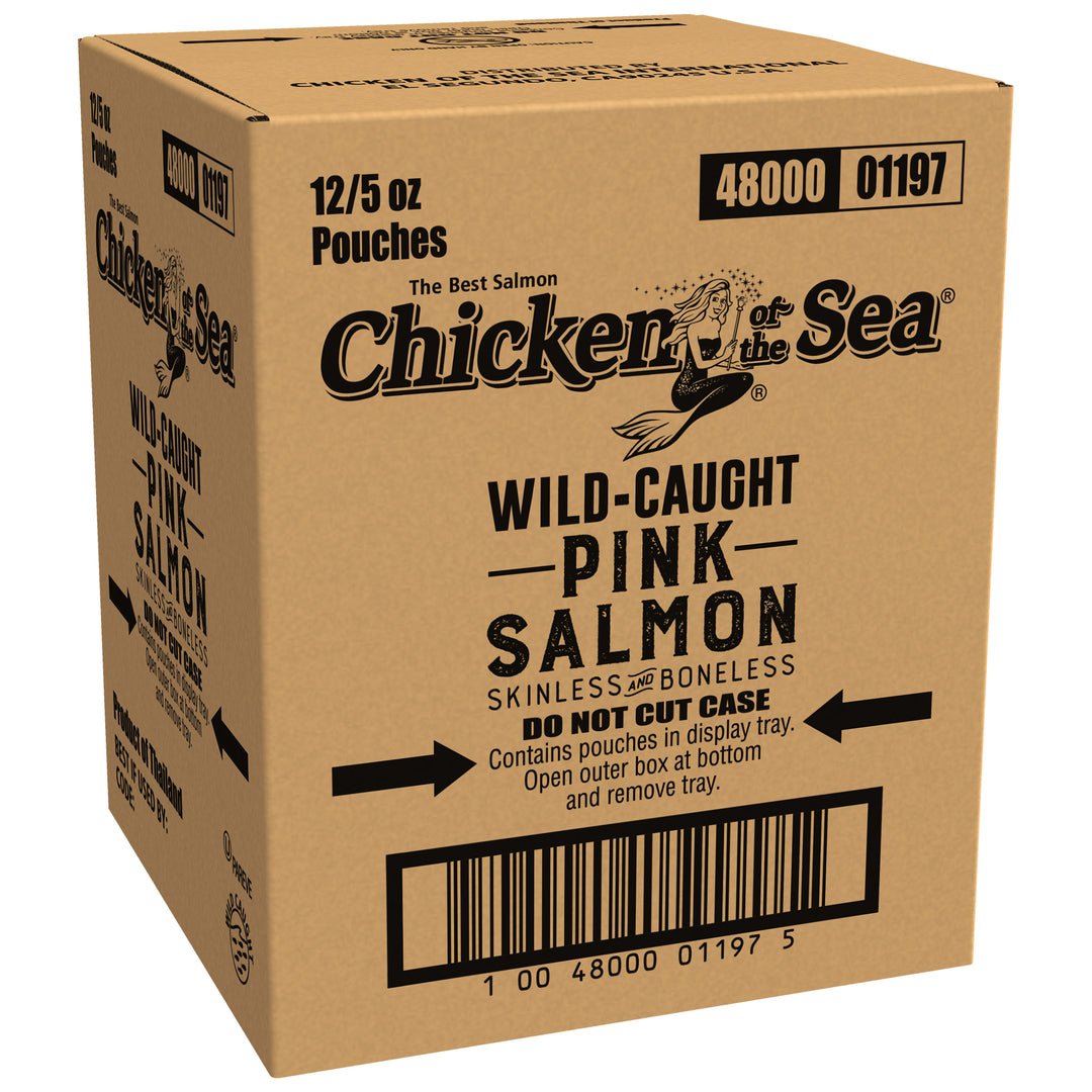 Chicken Of The Sea Skinless Boneless Pink Salmon Pouch-5 oz.-12/Case