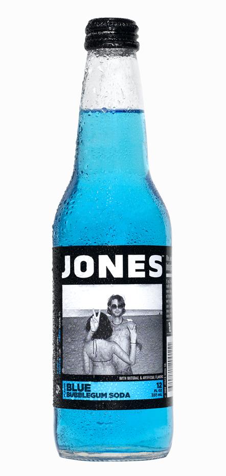 Jones Soda Co Blue Bubblegum-12 fl. oz.-12/Case