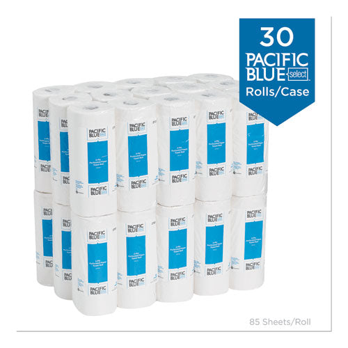 Georgia Pacific Professional Pacific Blue Select Two-ply Perforated Paper Kitchen Roll Towels 2-ply 11x8.8 White 85/roll 30 Rolls/Case