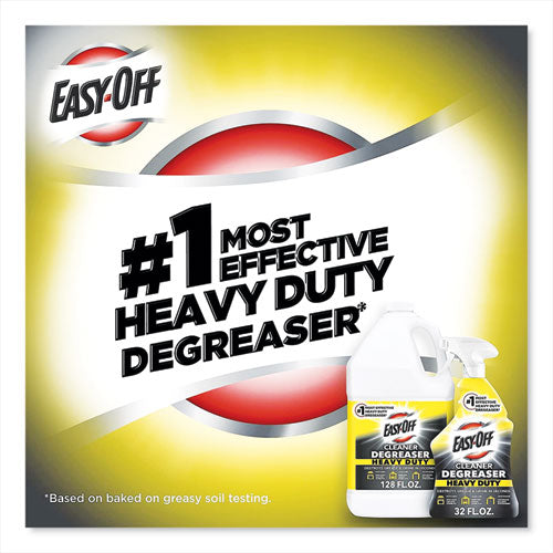 EASY-OFF Heavy Duty Cleaner Degreaser 32 Oz Spray Bottle 6/Case