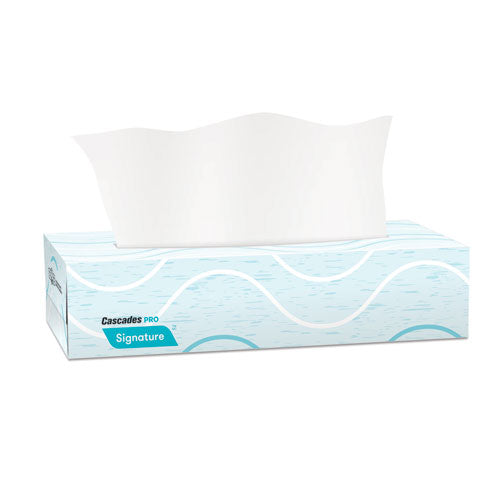 Signature Facial Tissue, 2-ply, White, Cube, 90 Sheets/box, 36 Boxes/carton