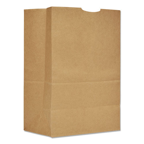 Squat Paper Grocery Bags, 57 Lb Capacity, 1/8 Bbl, 10.13" X 6.75" X 14.38", Kraft, 500 Bags