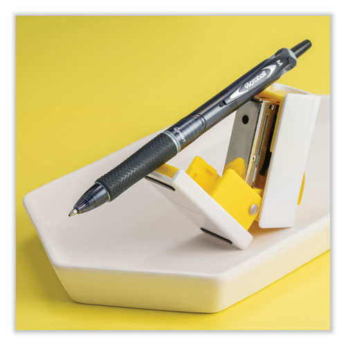 Acroball Colors Advanced Ink Ballpoint Pen, Retractable, Medium 1 Mm, Black Ink, Black Barrel