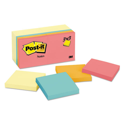 Original Pads Assorted Value Pack, 3 X 3, (14) Canary Yellow, (4) Poptimistic Collection Colors, 100 Sheets/pad, 18 Pads/pack
