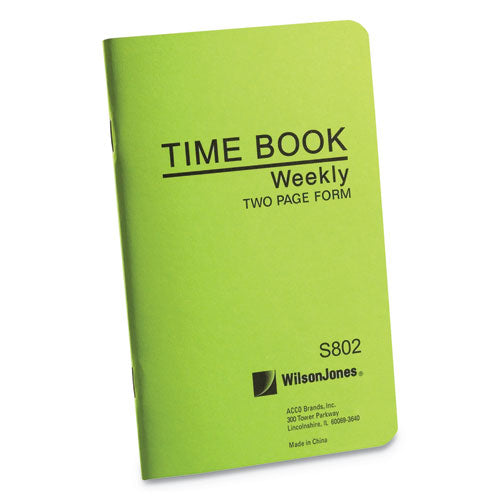 Foreman's Time Book, One-part (no Copies), 13.5 X 4.13, 36 Forms Total