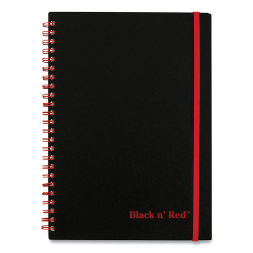 Flexible Cover Twinwire Notebooks, Scribzee Compatible, 1-subject, Wide/legal Rule, Black Cover, (70) 8.25 X 5.63 Sheets