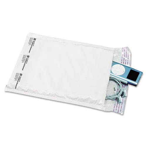 Jiffy Tuffgard Self-seal Cushioned Mailer, #6, Barrier Bubble Air Cell Cushion, Self-adhesive Closure, 12.5 X 19, White,25/ct