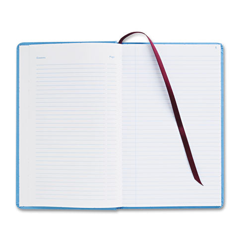 Record Ledger Book, Record-style Rule, Blue Cover, 11.75 X 7.25 Sheets, 500 Sheets/book