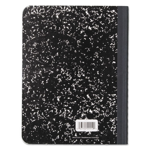 Composition Book, Wide/legal Rule, Black Cover, (100) 9.75 X 7.5 Sheets
