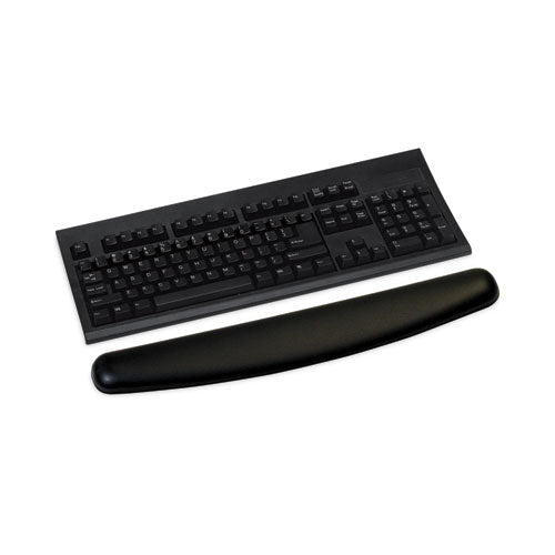 Antimicrobial Gel Compact Keyboard Wrist Rest, 18 X 2.75, Black