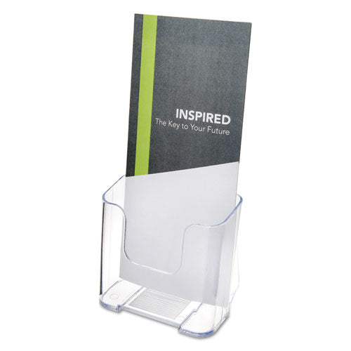 Docuholder For Countertop/wall-mount, Booklet Size, 6.5w X 3.75d X 7.75h, Clear