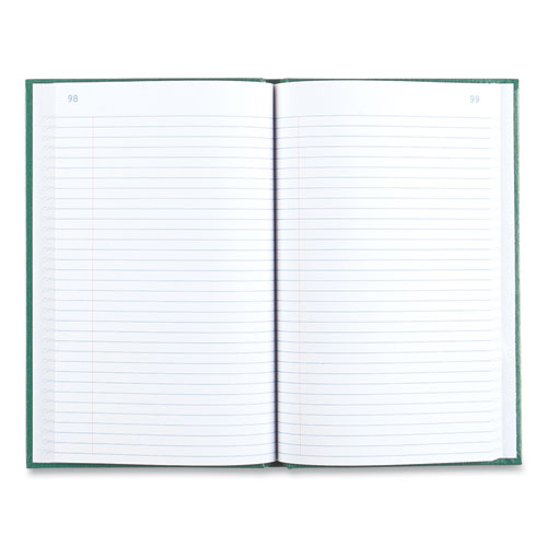 Emerald Series Account Book, Green Cover, 9.63 X 6.25 Sheets, 200 Sheets/book