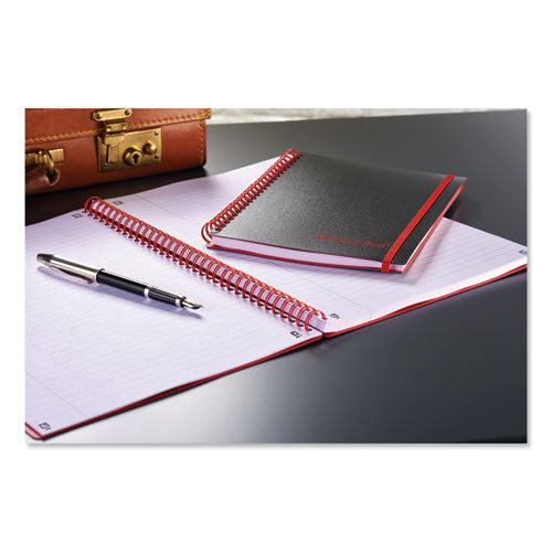 Flexible Cover Twinwire Notebooks, Scribzee Compatible, 1-subject, Wide/legal Rule, Black Cover, (70) 11.75 X 8.25 Sheets