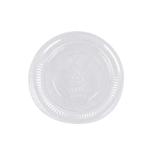 Pet Clear Portion Cup Lid For 2 Oz. Cup 2500/Case