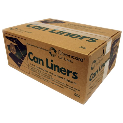 Clear Can Liners - 57" X 61" - 96 Gal. 3-Ply 100/Cs. 100/Case