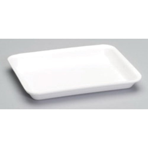 Eps 8P Meat Foam Tray, White, 10.5" X 8.5" X 15/16" 400/Case