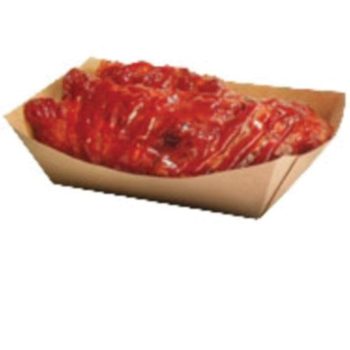 Ecocraft Grease Resistant Paper Food Tray, Natural, 5  Lb 500/Case