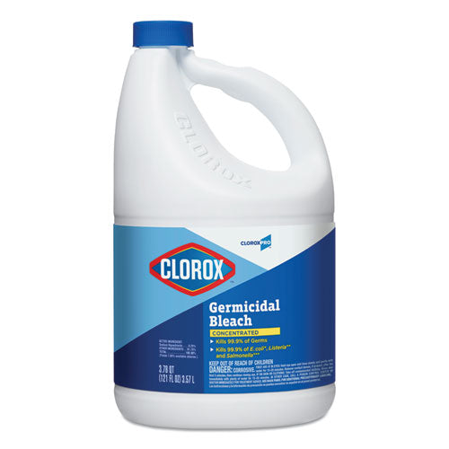 Clorox Concentrated Germicidal Bleach Regular 121 Oz Bottle 3/Case