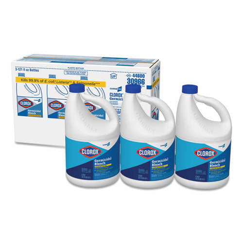Clorox Concentrated Germicidal Bleach Regular 121 Oz Bottle 3/Case