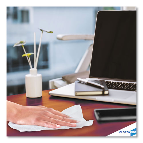 Clorox Disinfecting Wipes 1-ply Fresh Scent 7x8 White 75/canister 6 Canisters/Case