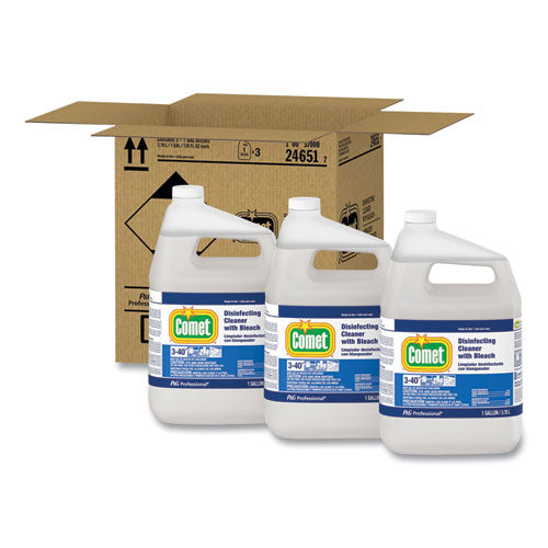 Comet Disinfecting Cleaner W/bleach 1 Gal Bottle 3/Case