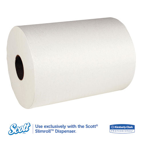 Control Slimroll Towels, Absorbency Pockets, 8" X 580 Ft, White, 6 Rolls/carton