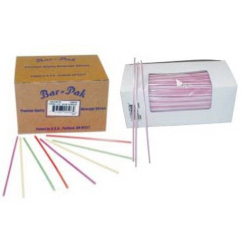 Red Ribbed Coffee Stirrer - 7.25" 10000/Case