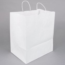 Super Royal Shopping Bag, White, 14" X 10" X 15", 1/Bdl/200 200/Bundle